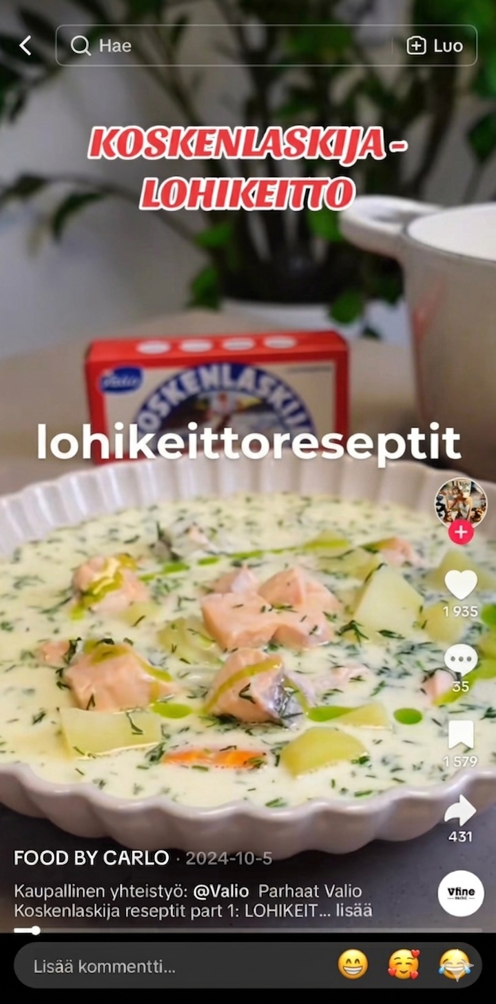 UGC esimerkki